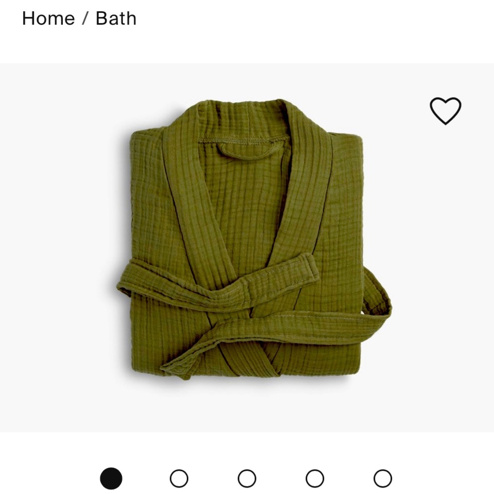 NEW Parachute Cloud Cotton Bathrobe XL